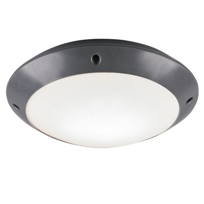 Antraciet plafondlamp Gandrup, Modern