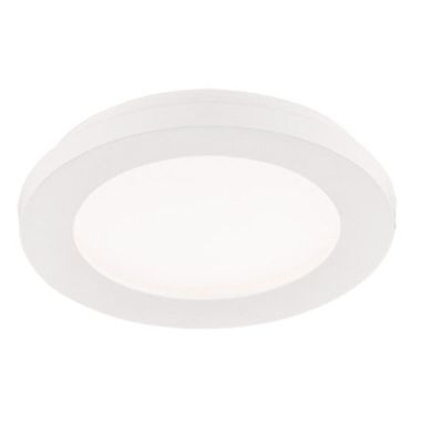 Witte plafonnière modern, Gistrup, 10W, 3000K LED, IP44