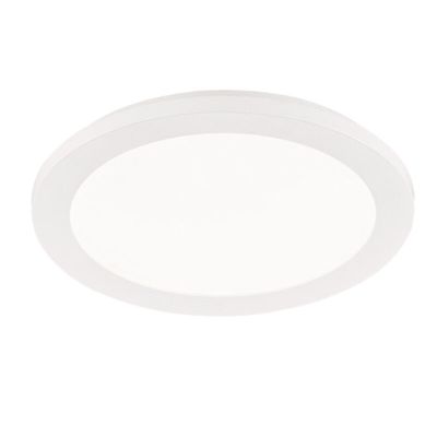 Witte plafonnière modern, Gistrup, 15W, 3000K LED, IP44, 3-staps dimbaar