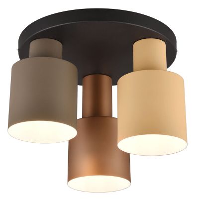 Taupe plafondlamp modern, Amila