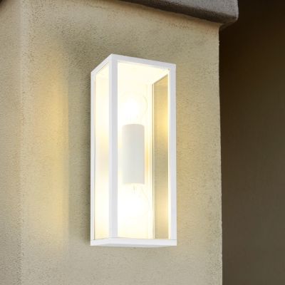 Witte buitenlamp modern, Sanna, IP44