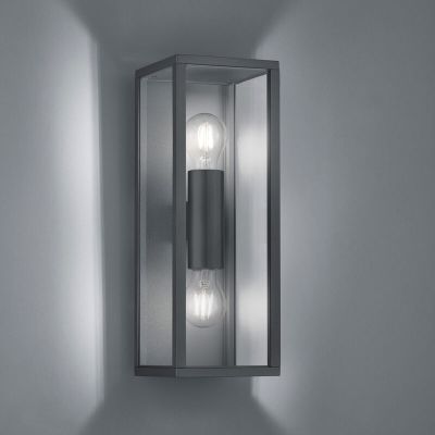 Industriële buitenlamp Sanna, antraciet