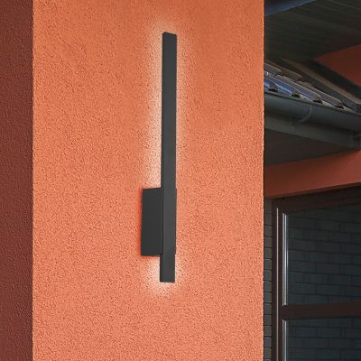 Moderne buiten wandlamp Yorin, Antraciet, Incl. warm wit LED