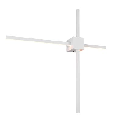 Witte wandlamp modern, Tsjerk, 3-staps dimbaar