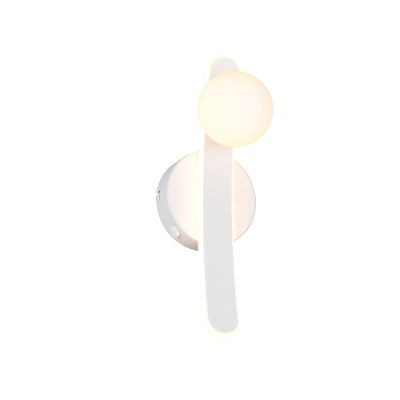 Witte wandlamp modern, Leonoor
