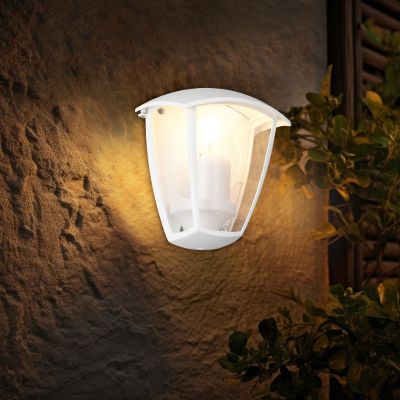 Witte buitenlamp modern, Samatar, IP44