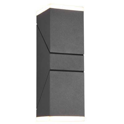 Antraciete buitenlamp Liron, aluminium, modern, 7w, 3000K LED