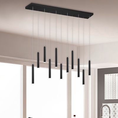 Moderne hanglamp Jessamy, zwart, 2,5w geintegreerd LED