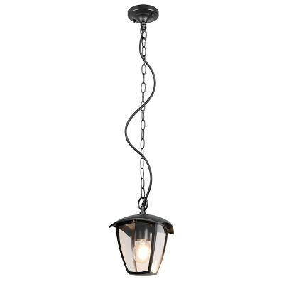 Zwarte buitenlamp modern, Samatar, IP44