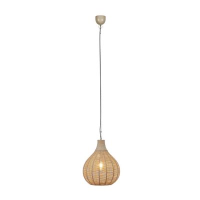 Rotan hanglamp zwart, Jurn