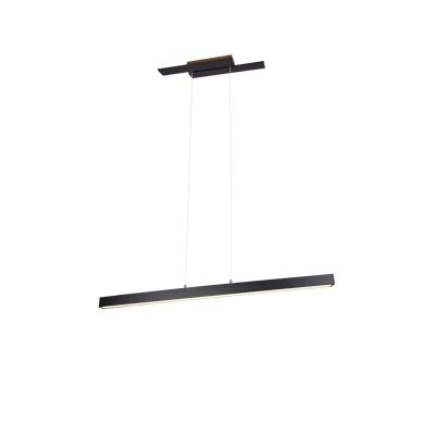Moderne hanglamp Thyra, zwart, 44w geintegreerd LED