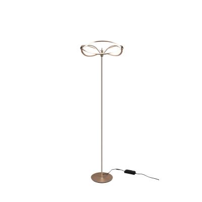 Moderne vloerlamp Remy, messing, 31w geintegreerd LED