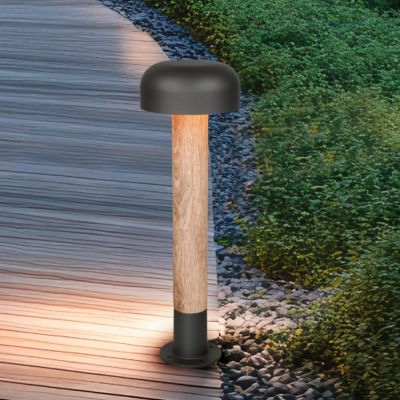 Grijze buitenlamp modern, Krishna, IP54