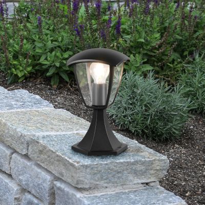 Zwarte buitenlamp modern, Samatar, IP44