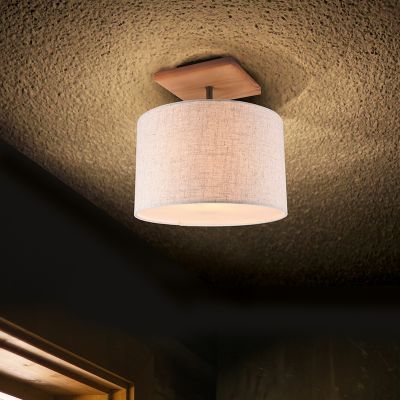 Moderne plafondlamp Milco, grijs