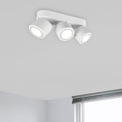 Moderne plafonniere Jorno, wit, 3,5w geintegreerd LED