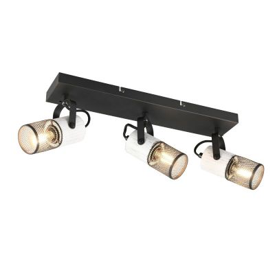 Zwarte plafondspot vintage, Marjet