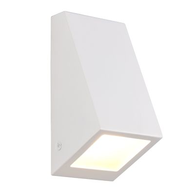 Witte buitenlamp modern, Orkun, IP44