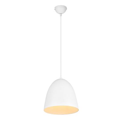 Witte koepellamp modern, Ingmar