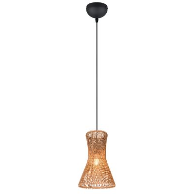 Papieren hanglamp bruin, Qasim