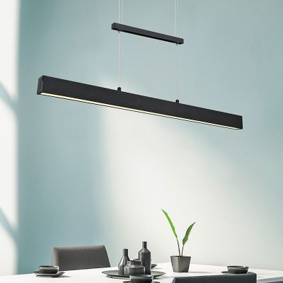 Moderne eettafelhanglamp Dinant, zwart