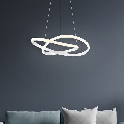 Witte hanglamp modern, Aby, 27W, 4000K LED