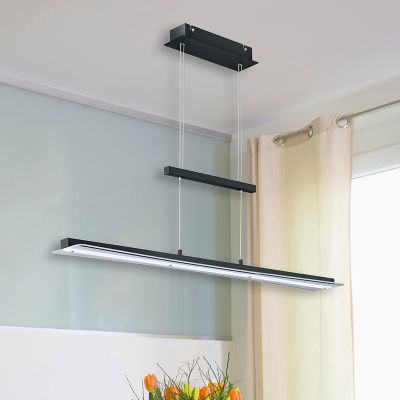 Zwarte hanglamp modern, Port, 18W, warm tot koud wit verstelbare LED