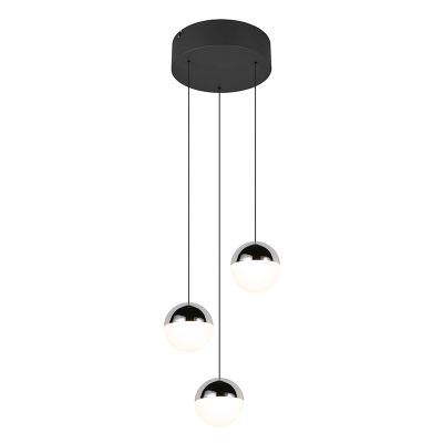 Chromen hanglamp modern, Rigtje