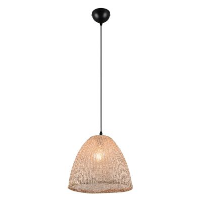 Bruine hanglamp modern, Timme