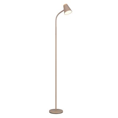 Bruine vloerlamp modern, Rahul, 4,5W, 3000K LED, met schakelaar