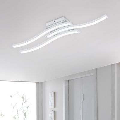 Moderne plafonniere Go, wit, 5w geintegreerd LED