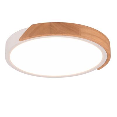 Witte plafonnière modern, Nevil, 20W, 3000K LED, 3-staps dimbaar
