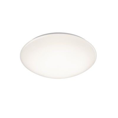 Witte badkamer plafondlamp Olabisi, kunststof, modern, 12 watt