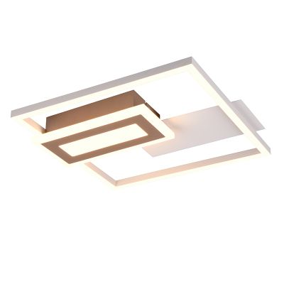 Grijze plafonnière design, Shun, 22W, 3000K LED