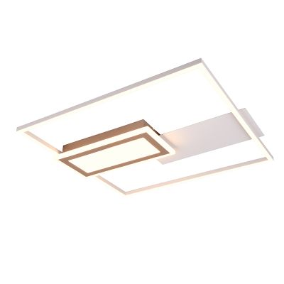 Grijze plafonnière design, Shun, 32W, warm tot koud wit verstelbare LED