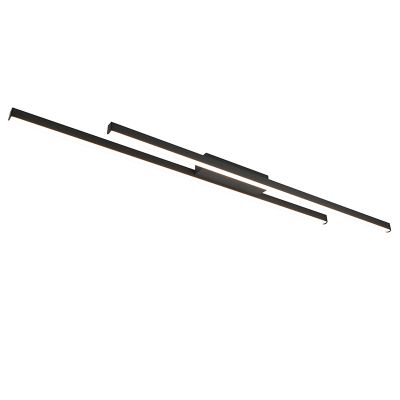 Zwarte plafonnière modern, Sangeeta, 22W, 3000K LED