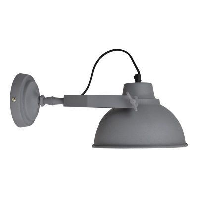 Industriële wandlamp grijs, Fellen