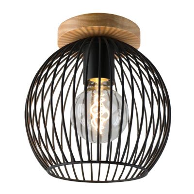Industriële plafondlamp zwart, Wiro