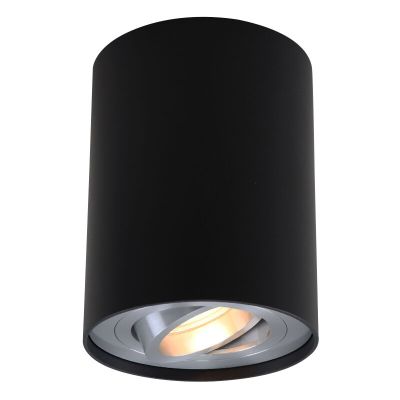 Moderne Opbouwspot Snertinge, zwart