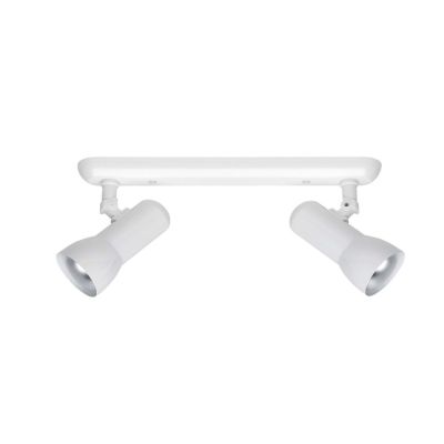 Kunststof plafondspot wit, 36329P05