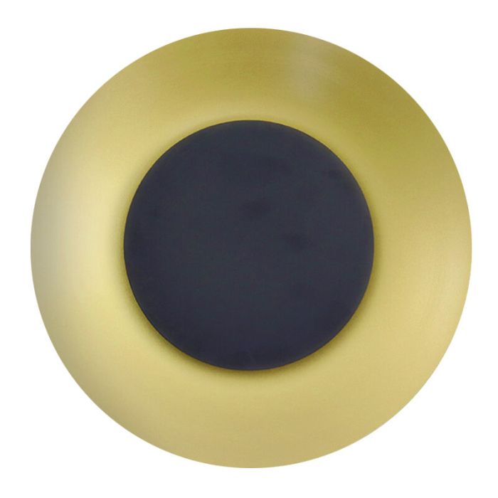 Gouden plafonnière Denyse, metaal, modern, 15w, 3000K LED