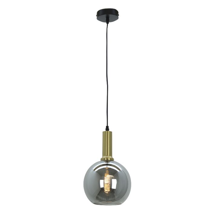 Aluminium hanglamp zonder kap goud, Rika