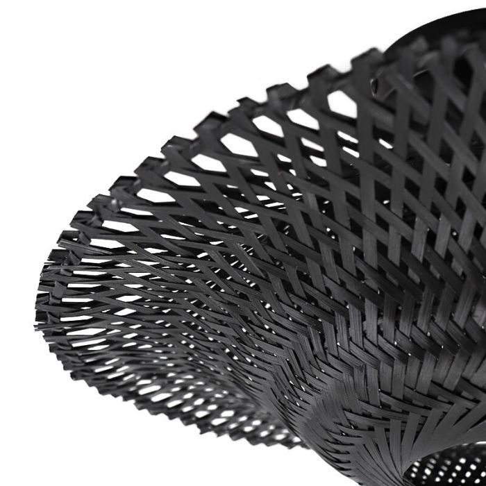 Rotan plafonnière zwart, Cordoba
