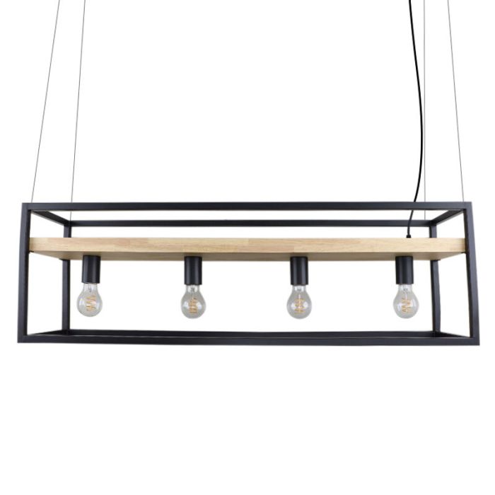 Industriële hanglamp zwart, Frama