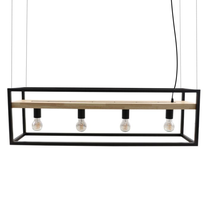 Industriële hanglamp zwart, Frama