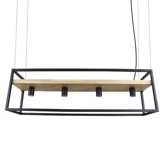 Industriële hanglamp zwart, Frama