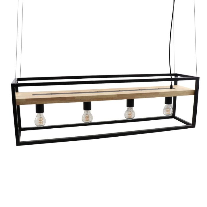Industriële hanglamp zwart, Frama