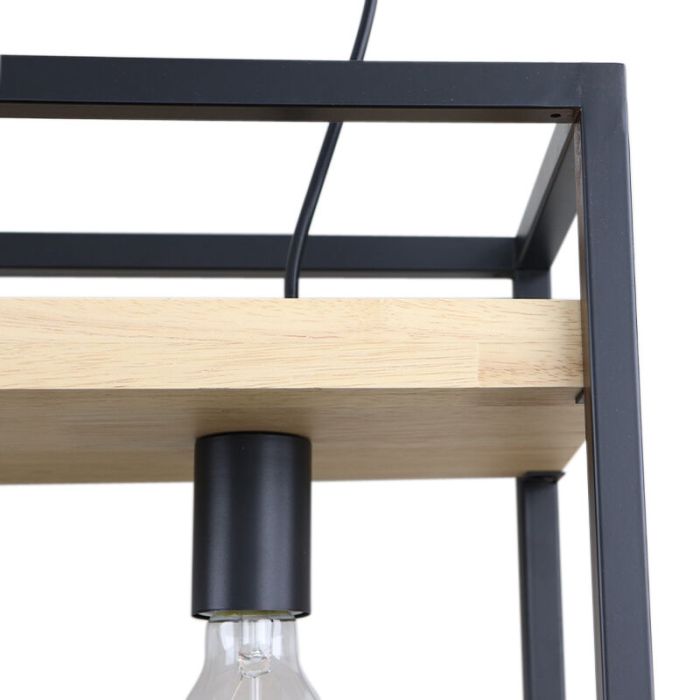 Industriële hanglamp zwart, Frama
