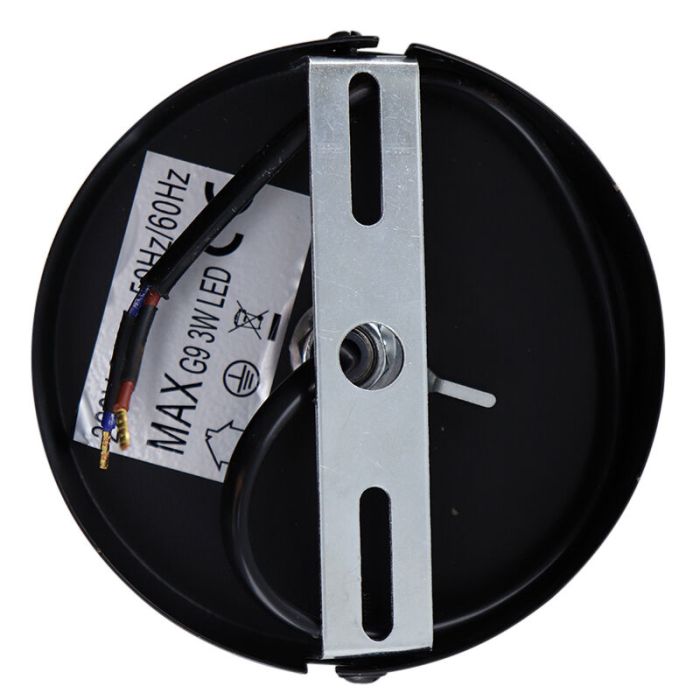 Moderne plafondlamp zwart, Remo