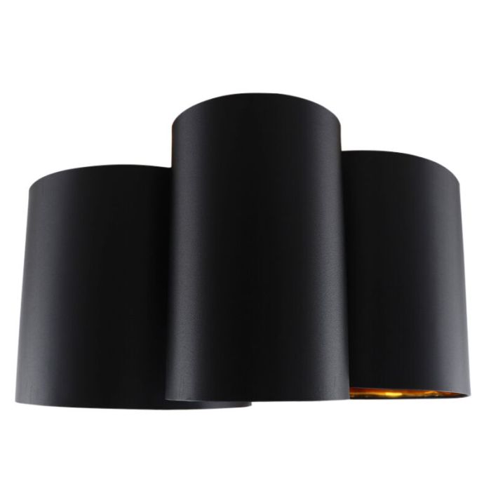 Moderne plafondlamp zwart, Franck